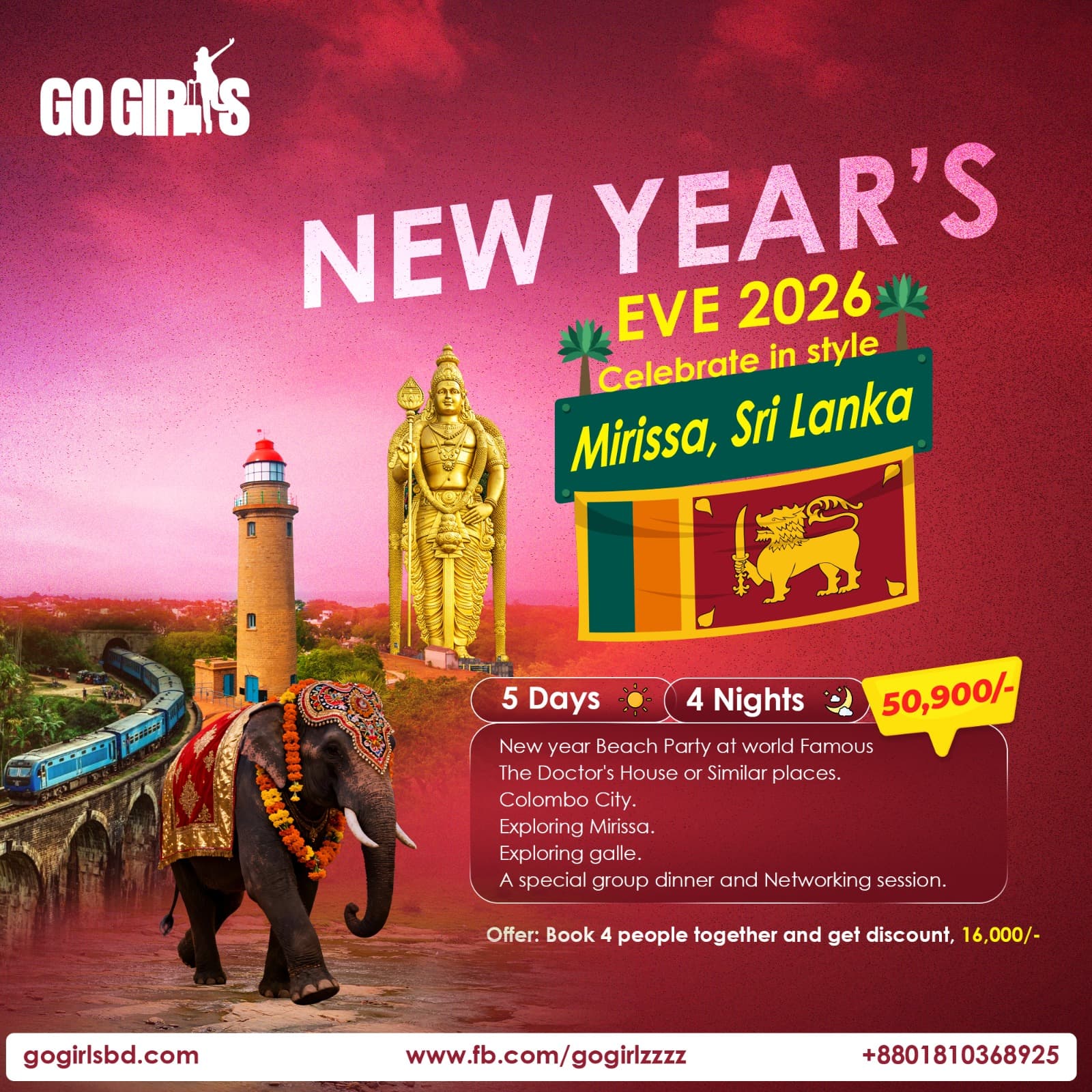 ✨ New Year in Mirissa, Sri Lanka ✨