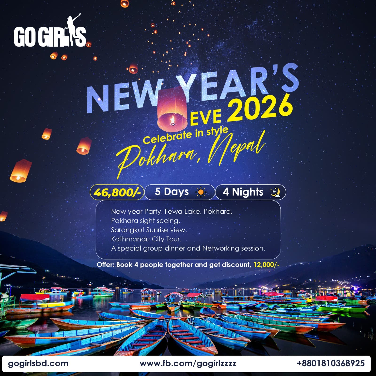 New Year’s EVE 2026 Celebration in NEPAL